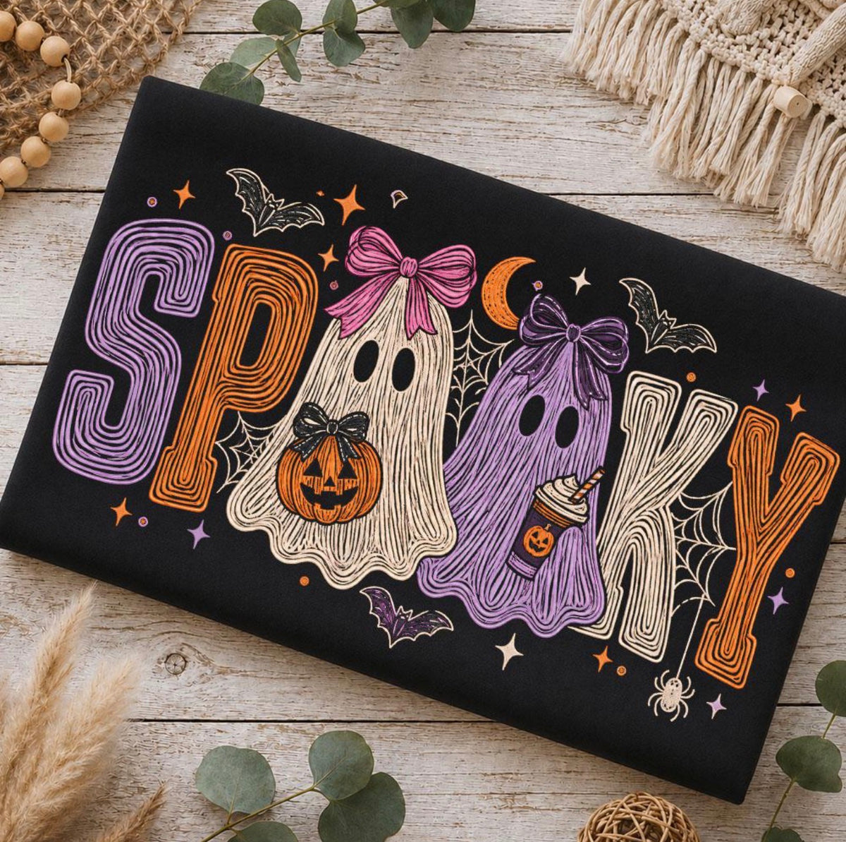 Spooky Purple Ghost
